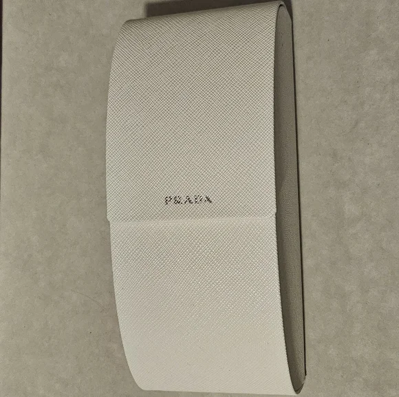 Prada | Accessories | Prada White Sunglasses Case | Poshmark display picture 2